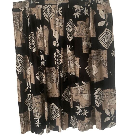 Pre Owned Women’s Alfred Dunner Floral Skirt Sz 22W Festive Style Comfort - Picture 1 of 11